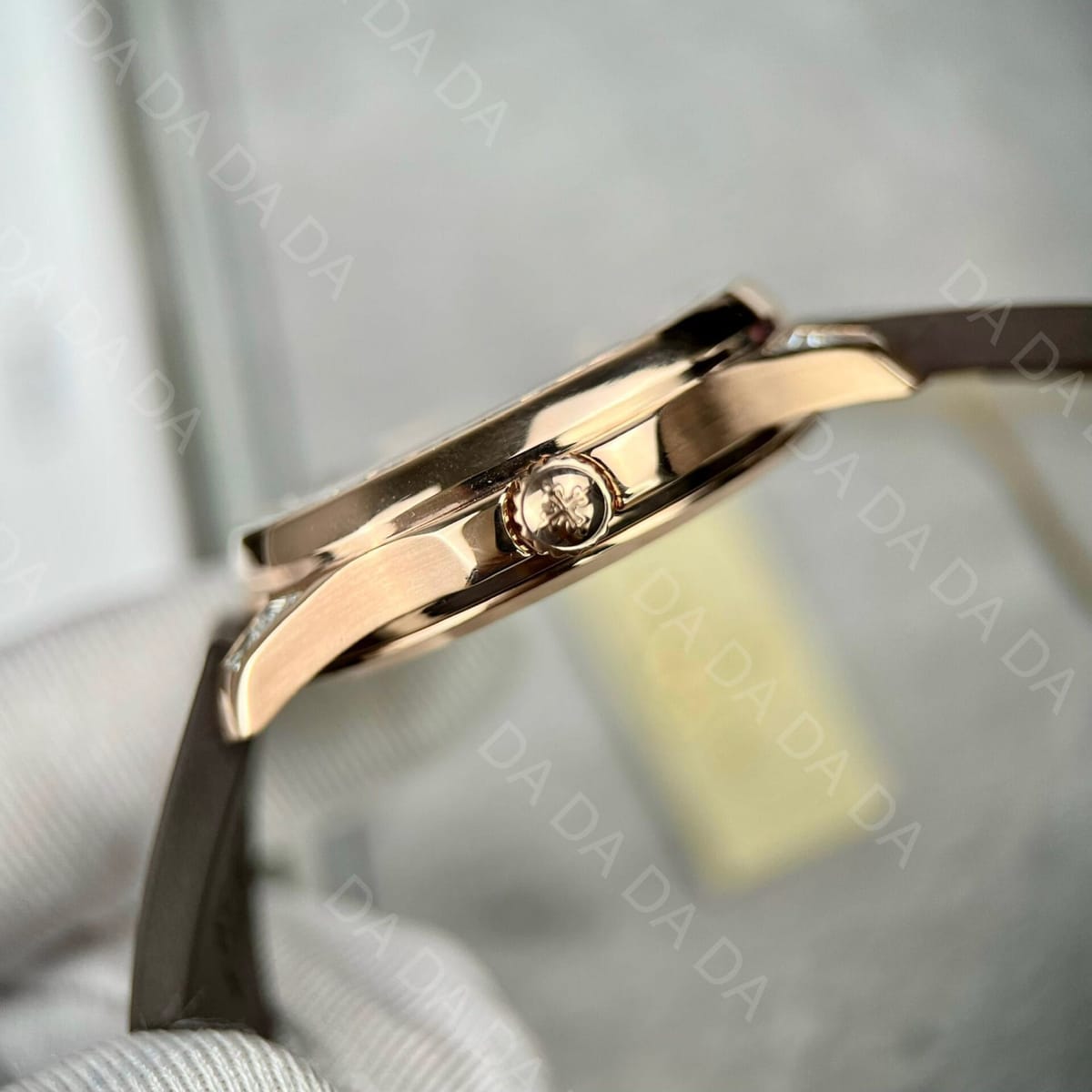 파텍필립 아쿠아넛 5062 금통 풀파베 브라운 러버밴드 35.6mm 7