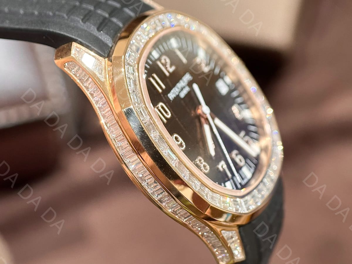 파텍필립 아쿠아넛 5167 금통 브라운다이얼 다이아베젤 40mm 8