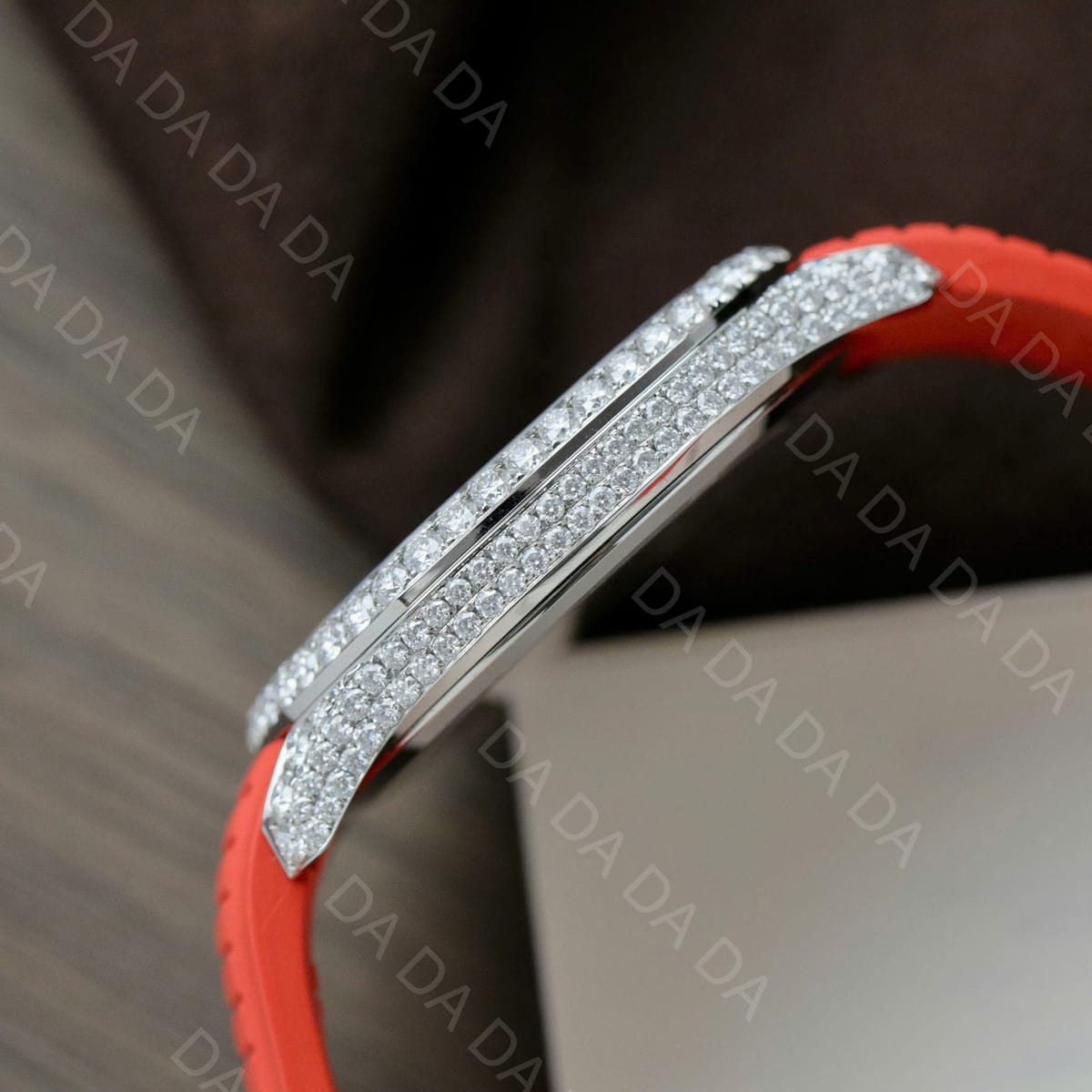 파텍필립 아쿠아넛 5167 블랙 풀파베 레드 러버밴드 40mm 10