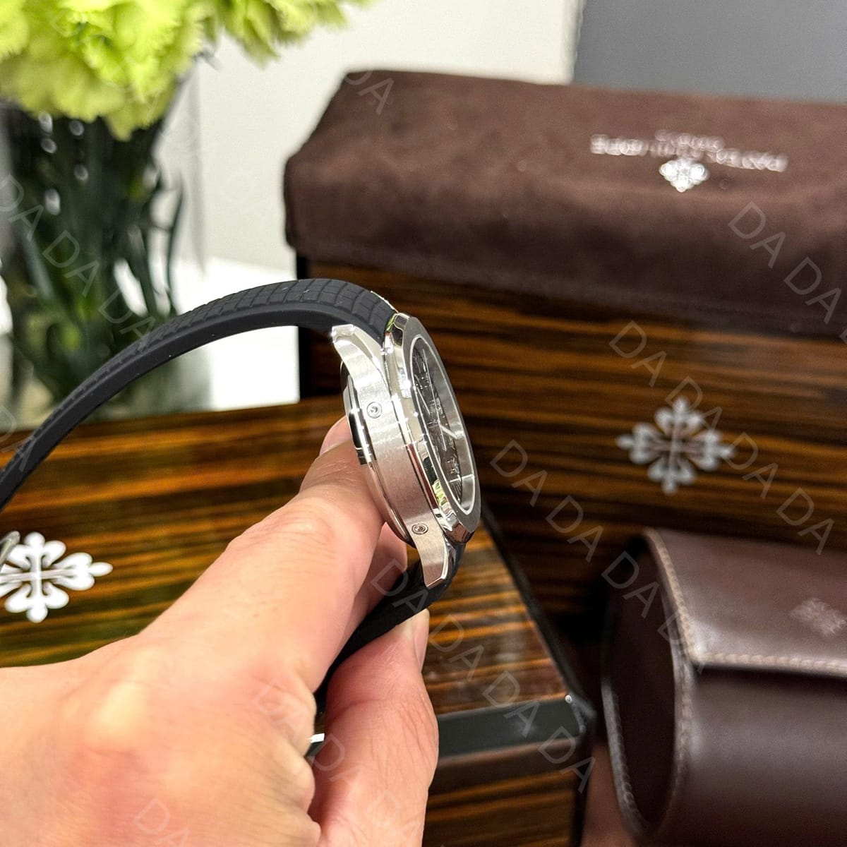 파텍필립 아쿠아넛 5261 블랙 러버밴드 40mm 4