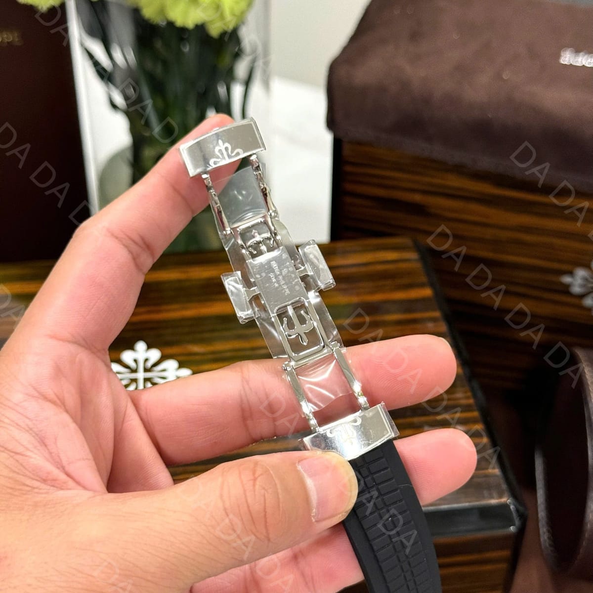 파텍필립 아쿠아넛 5261 블랙 러버밴드 40mm 5