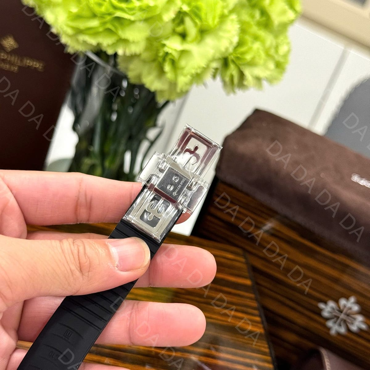 파텍필립 아쿠아넛 5261 블랙 러버밴드 40mm 6