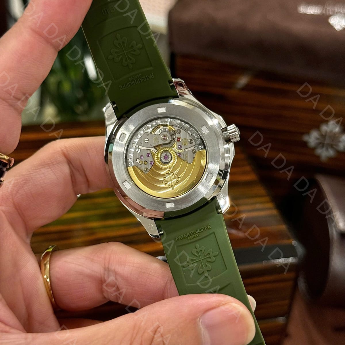 파텍필립 아쿠아넛 5261 그린 러버밴드 40mm 8