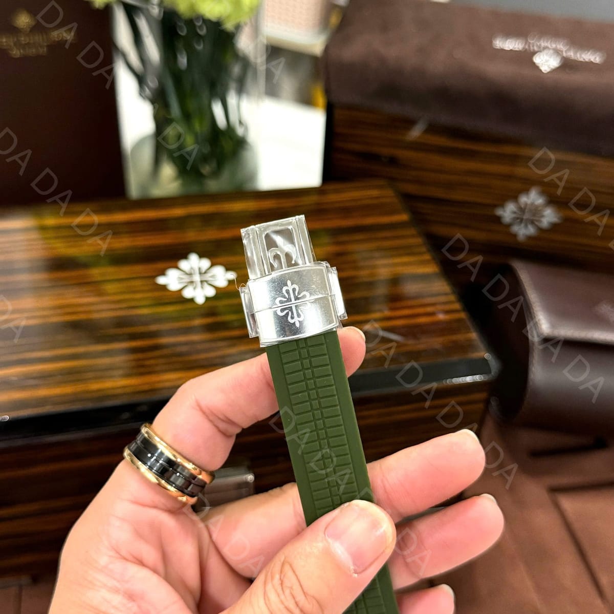 파텍필립 아쿠아넛 5261 그린 러버밴드 40mm 9