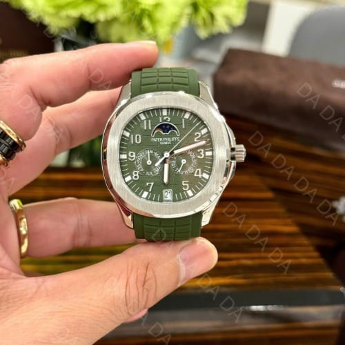 파텍필립 아쿠아넛 5261 그린 러버밴드 40mm