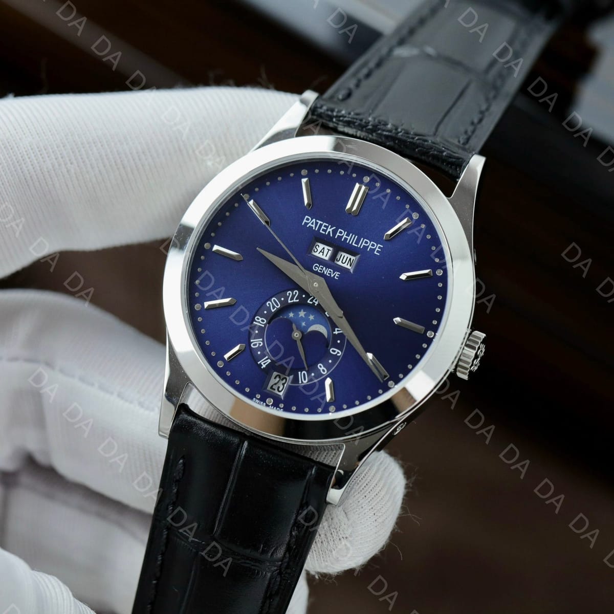 파텍필립 컴플리케이션 5396 블루 가죽밴드 38.5mm 4