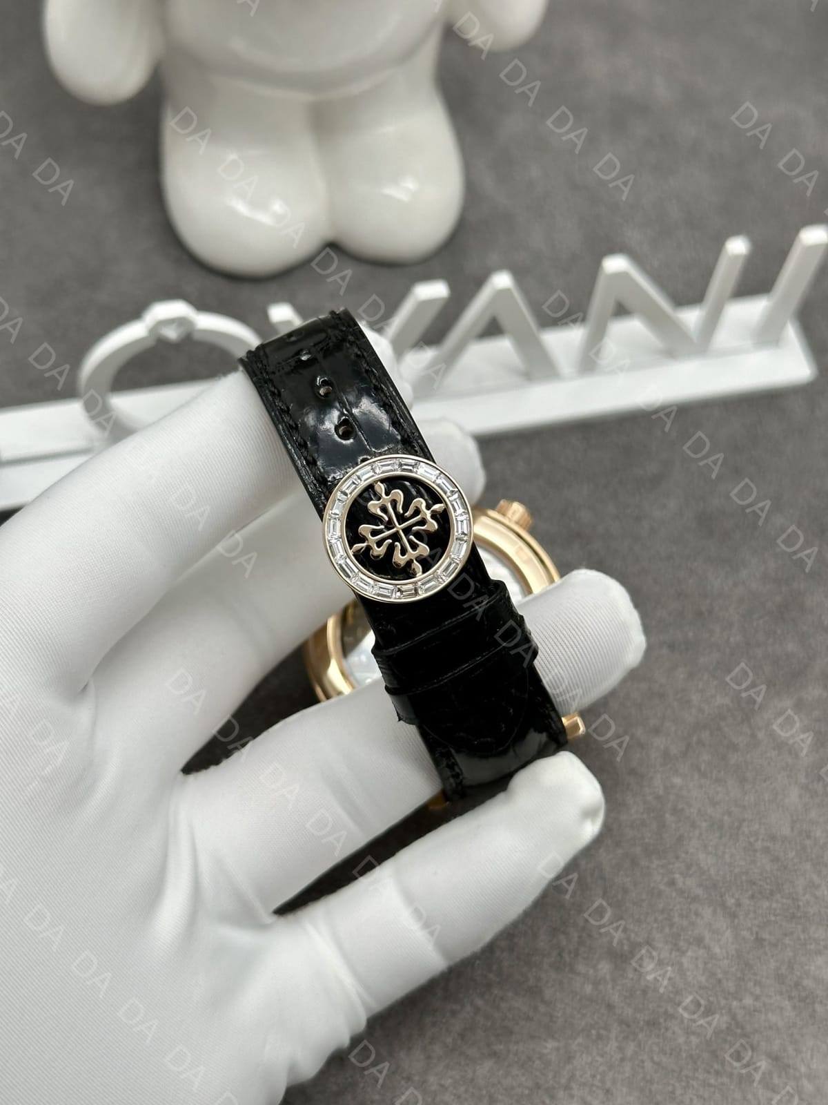 파텍필립 컴플리케이션 6104 금통 블랙 다이아베젤 44mm 8