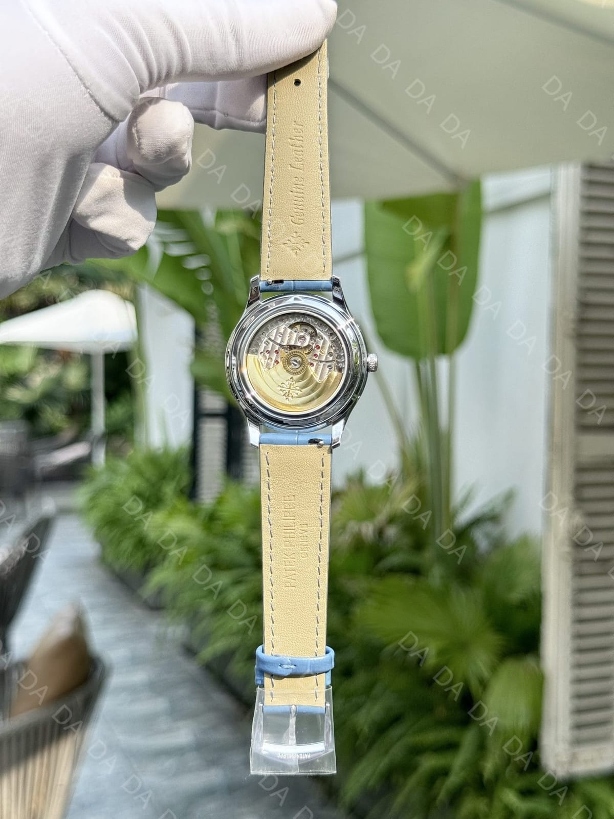 파텍필립 컴플리케이션 4947 그레이다이얼 다이아베젤 아이스블루 가죽밴드 38mm 4