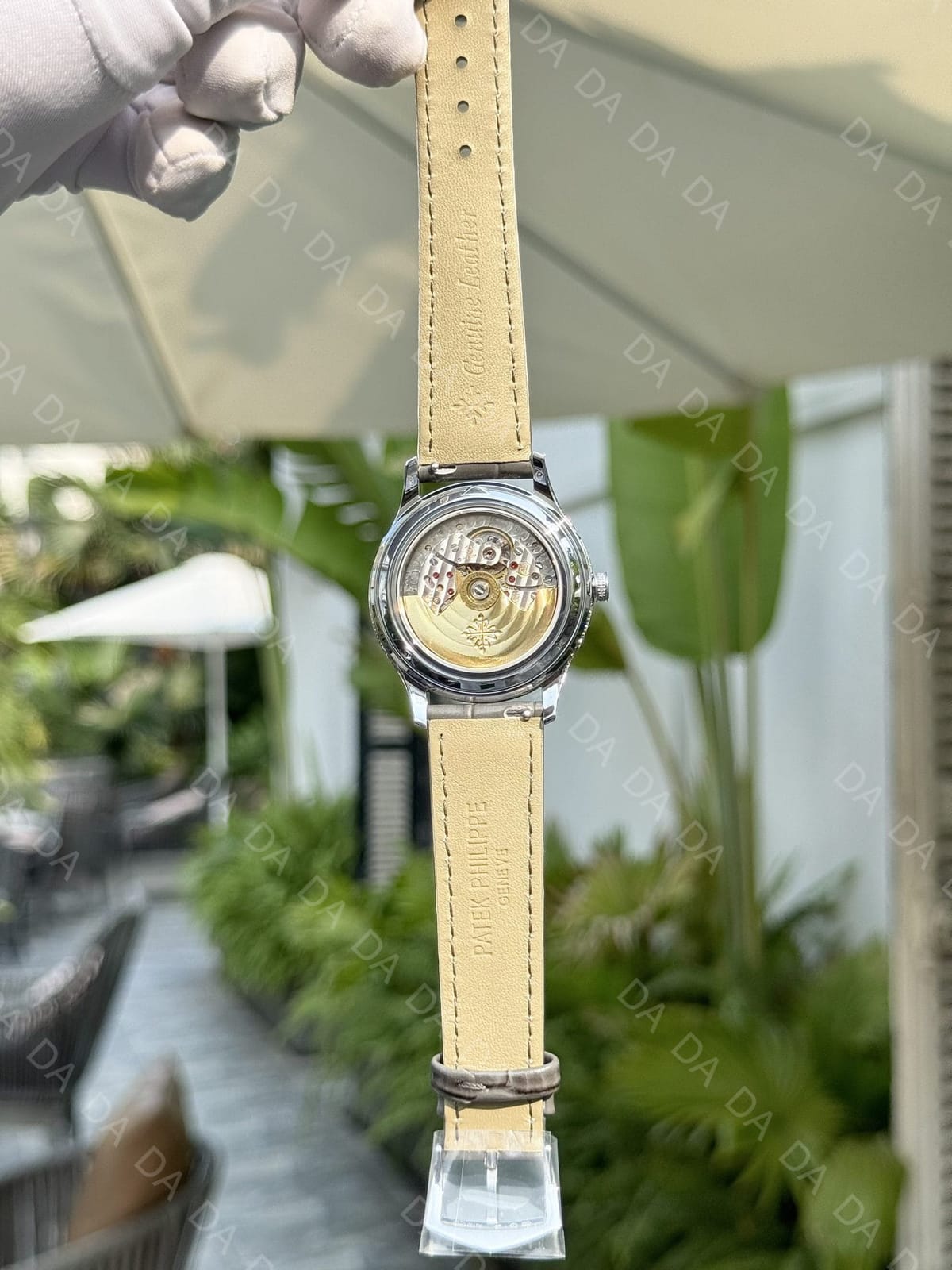 파텍필립 컴플리케이션 4947 실버 다이아베젤 그레이 가죽밴드 38mm 7