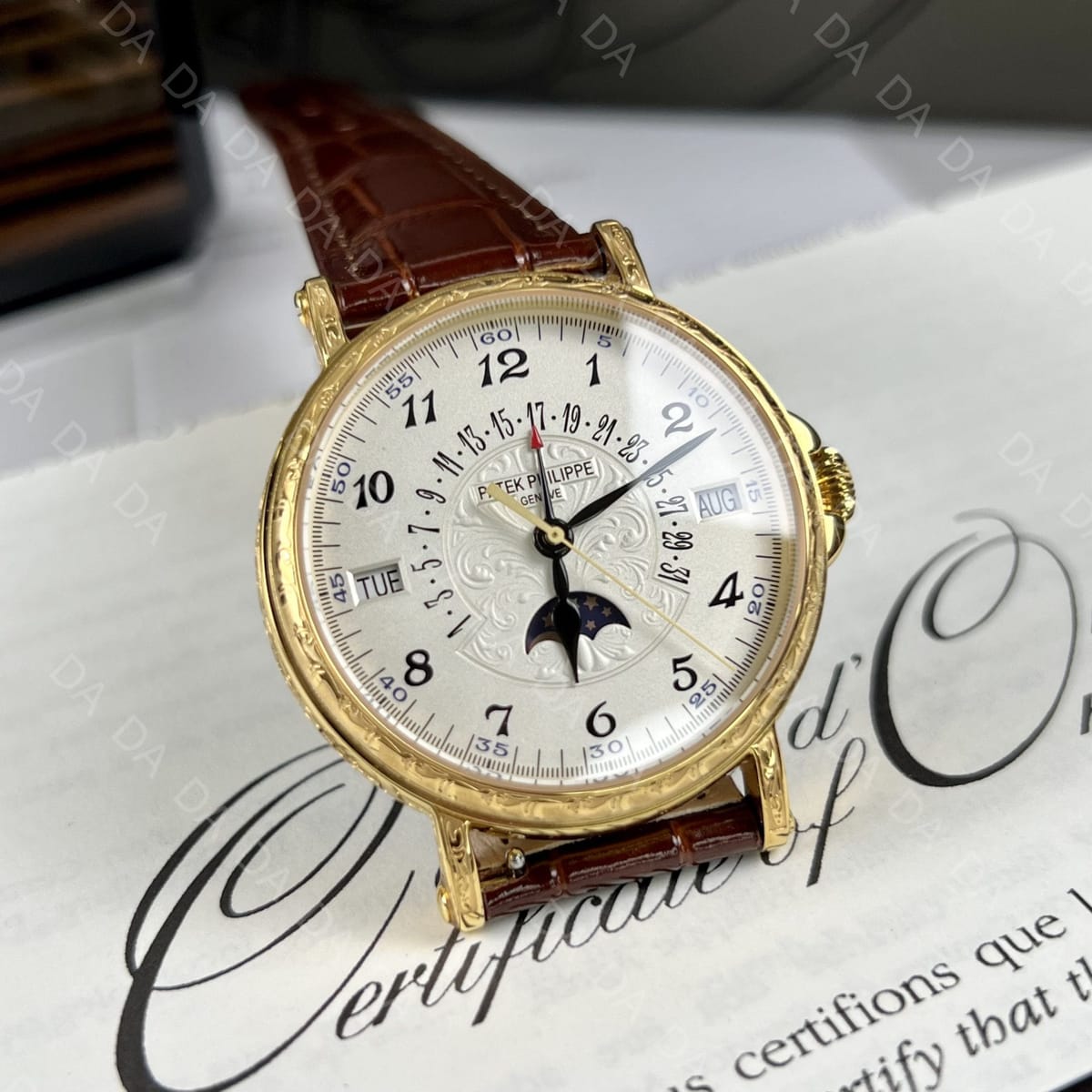 파텍필립 컴플리케이션 5160 금통 화이트다이얼 38mm 4