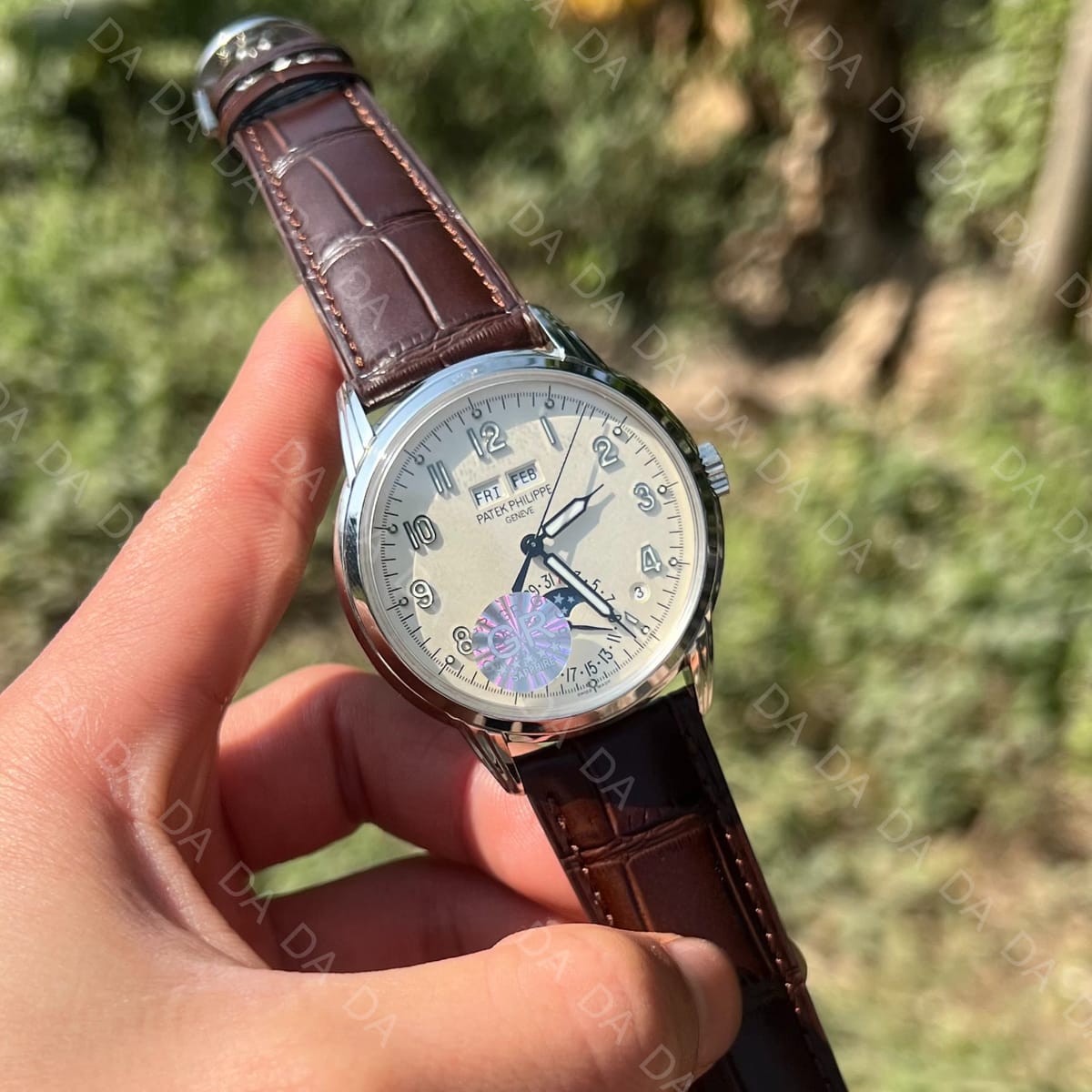 파텍필립 컴플리케이션 5320 화이트다이얼 가죽밴드 40mm 4