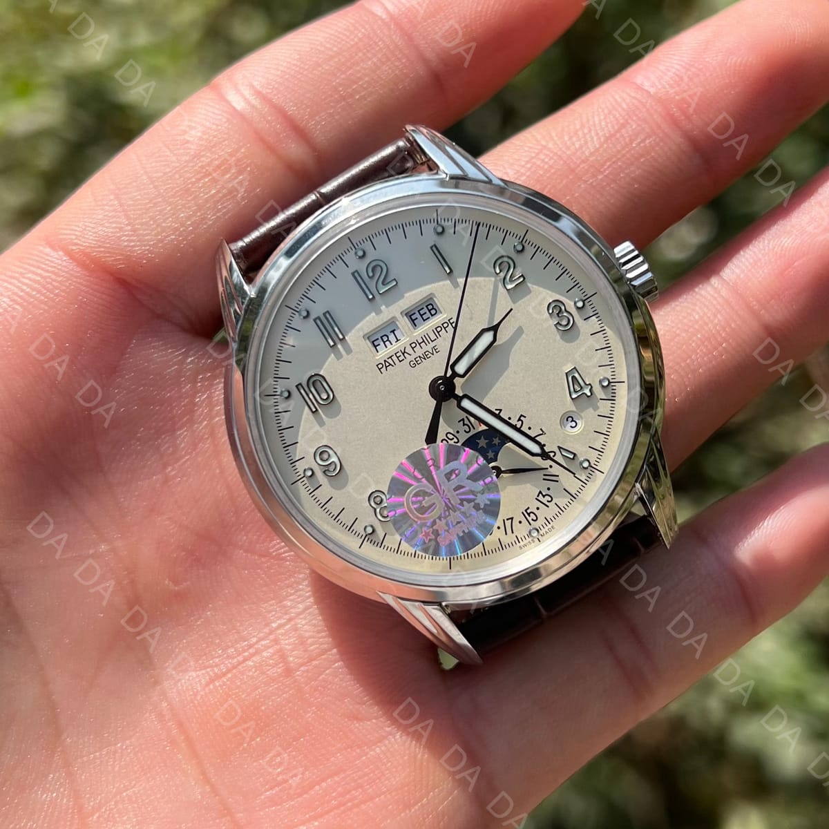파텍필립 컴플리케이션 5320 화이트다이얼 가죽밴드 40mm 6