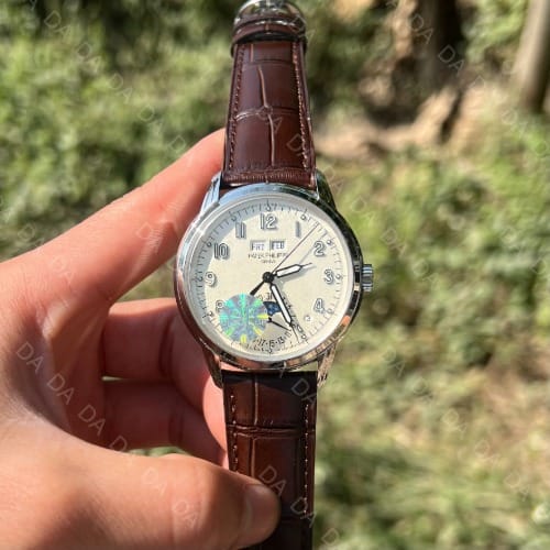 파텍필립 컴플리케이션 5320 화이트다이얼 가죽밴드 40mm