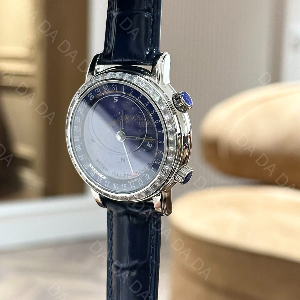 파텍필립 컴플리케이션 6104 청판 다이아베젤 44mm 4