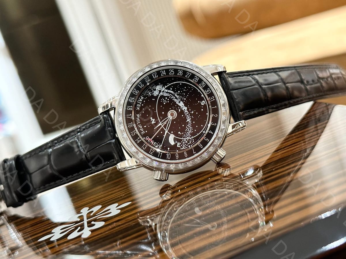 파텍필립 컴플리케이션 6104 검판 다이아베젤 44mm 4
