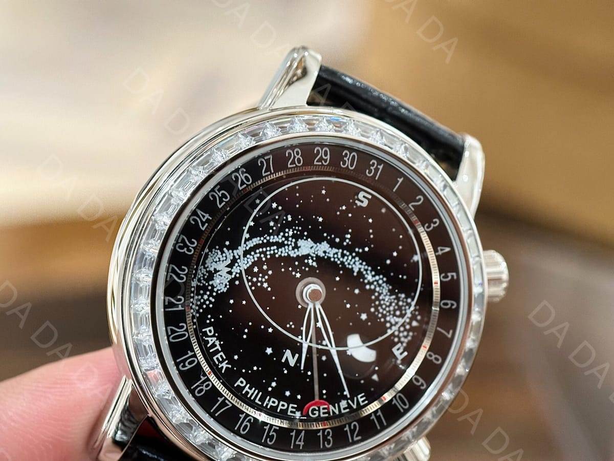 파텍필립 컴플리케이션 6104 검판 다이아베젤 44mm 5