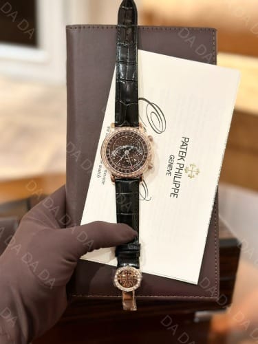 파텍필립 컴플리케이션 6104 금통 검판 다이아베젤 44mm
