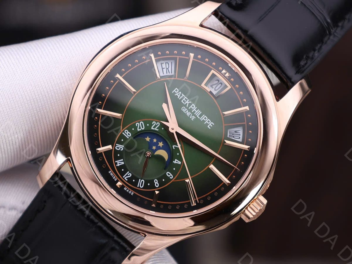 파텍필립 컴플리케이션 5205 금통 그린다이얼 40mm 4