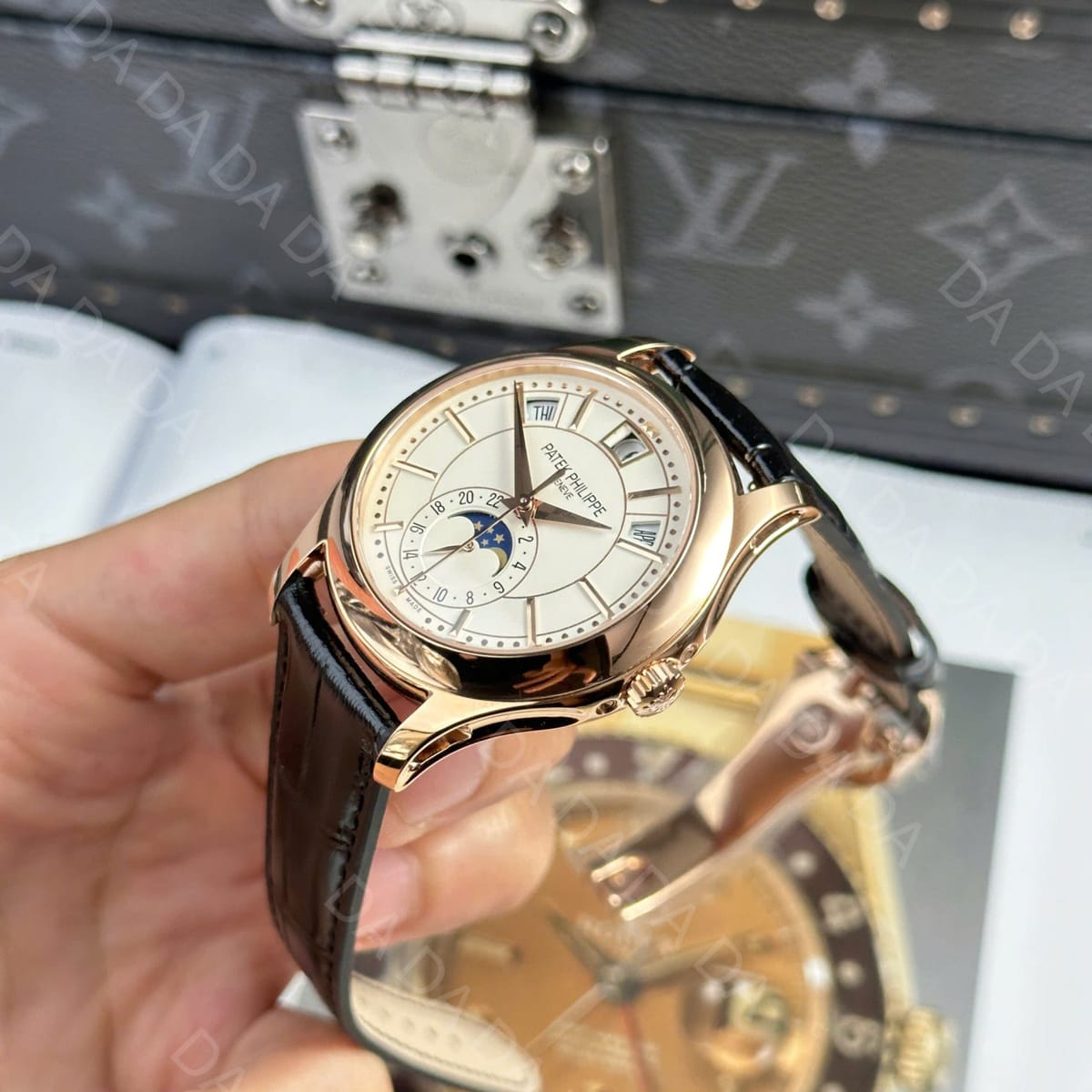 파텍필립 컴플리케이션 5205 금통 흰판 40mm 5