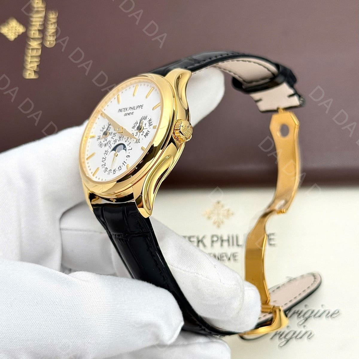 파텍필립 컴플리케이션 5327 옐로우골드 금통 흰판 40mm 5