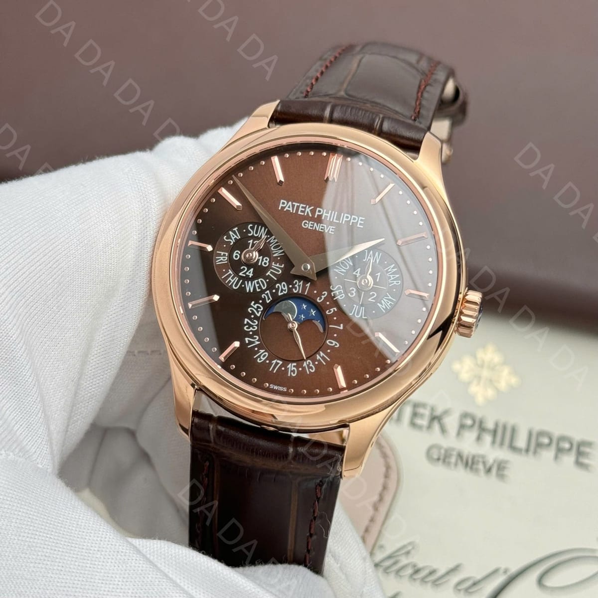 파텍필립 컴플리케이션 5327 로즈골드 금통 브라운다이얼 40mm 3