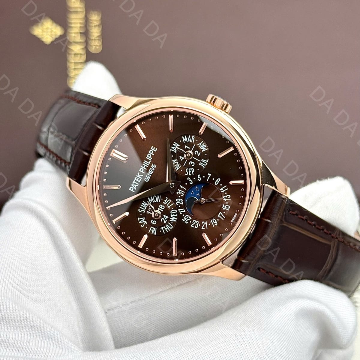 파텍필립 컴플리케이션 5327 로즈골드 금통 브라운다이얼 40mm 4