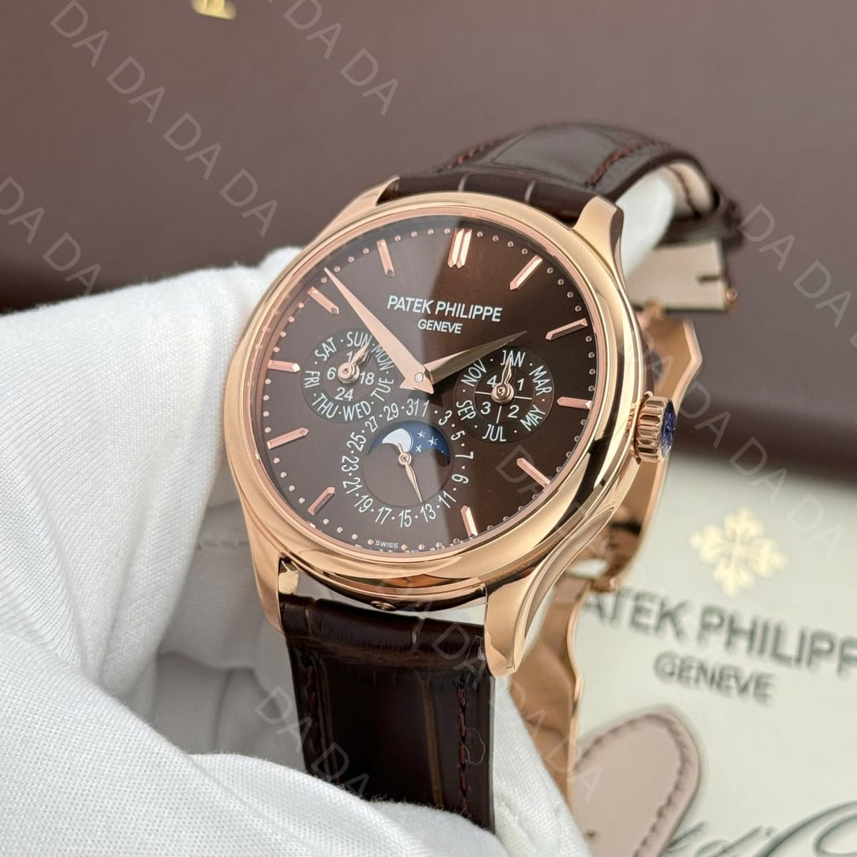 파텍필립 컴플리케이션 5327 로즈골드 금통 브라운다이얼 40mm 5