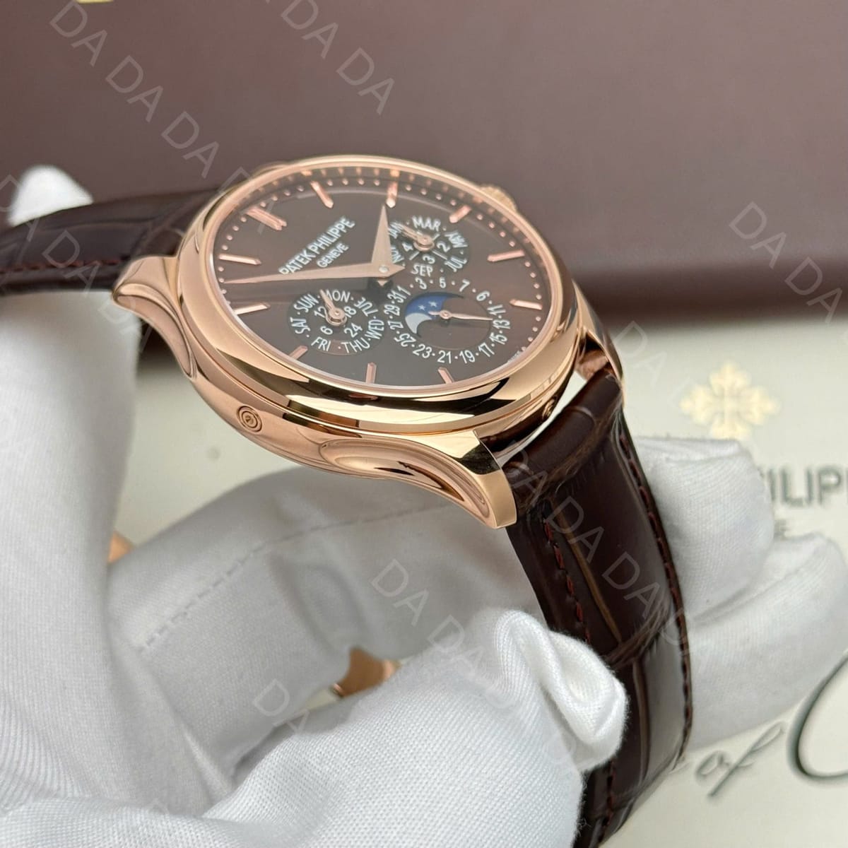 파텍필립 컴플리케이션 5327 로즈골드 금통 브라운다이얼 40mm 6
