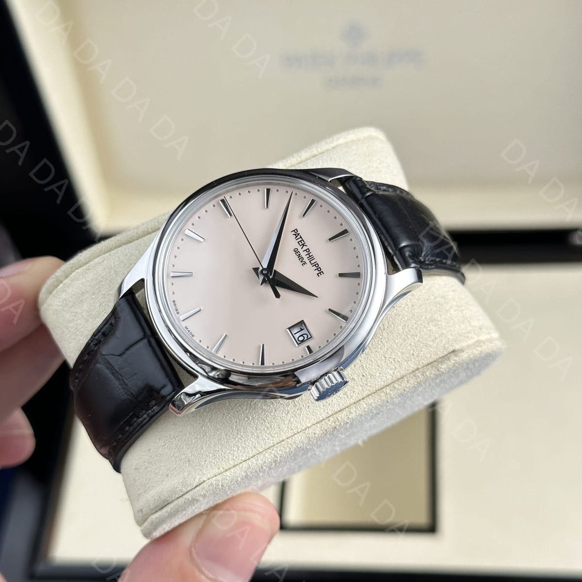 파텍필립 칼라트라바 5227 흰판 가죽밴드 39mm 3