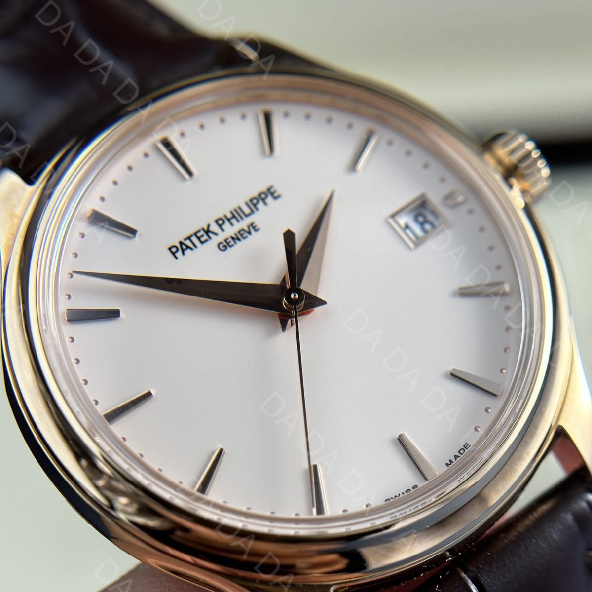 파텍필립 칼라트라바 5227 로즈골드 금통 흰판 39mm 5