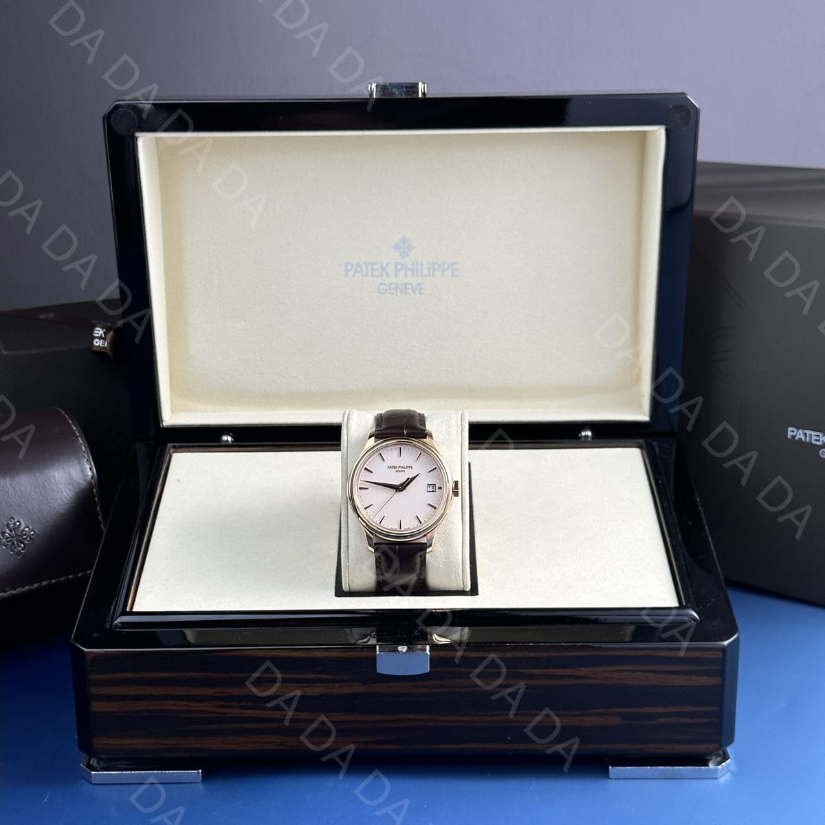 파텍필립 칼라트라바 5227 로즈골드 금통 흰판 39mm 14