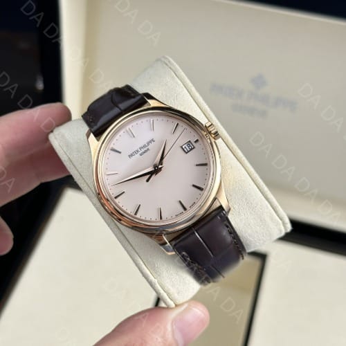 파텍필립 칼라트라바 5227 로즈골드 금통 흰판 39mm