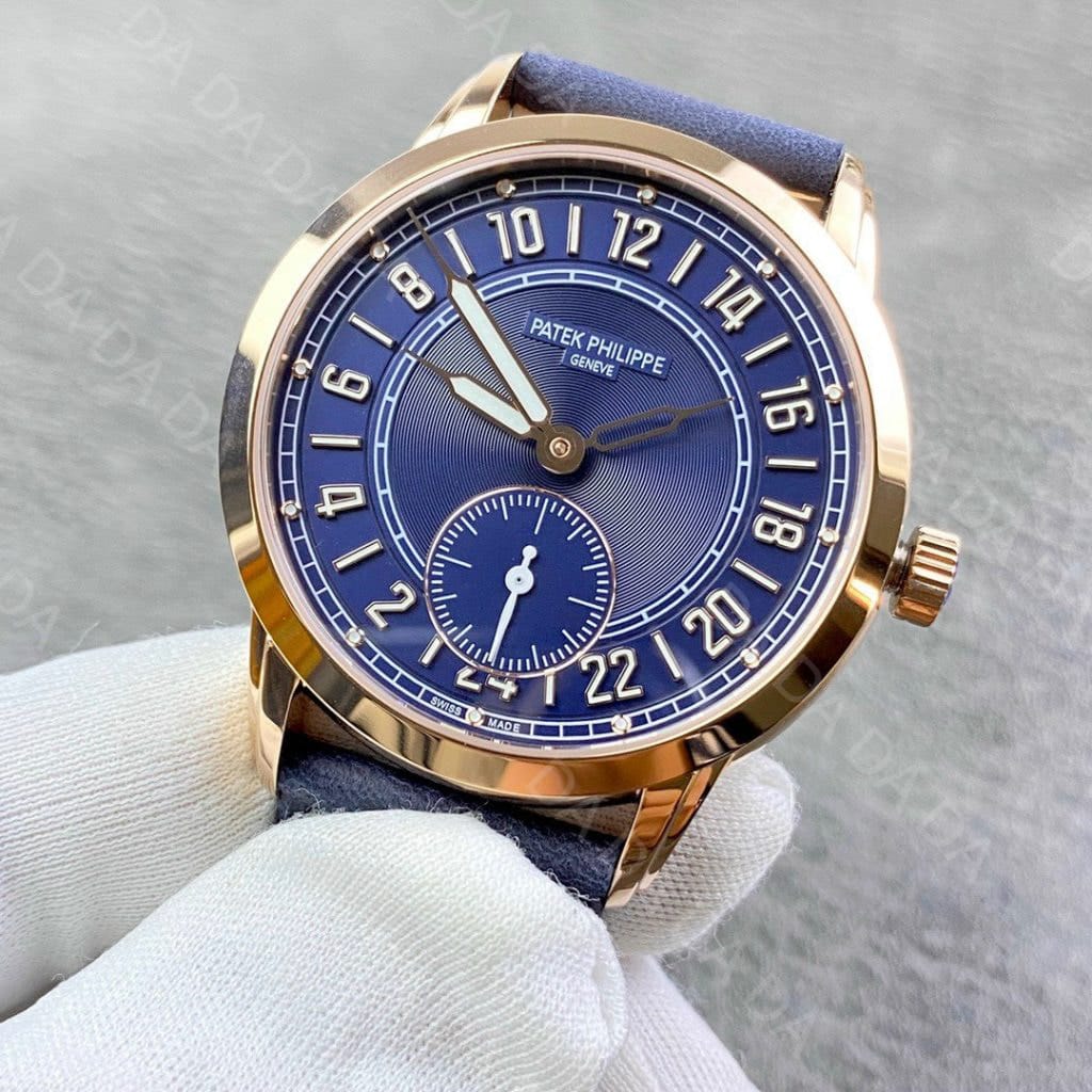 파텍필립 칼라트라바 5224 금통 블루 42mm 4