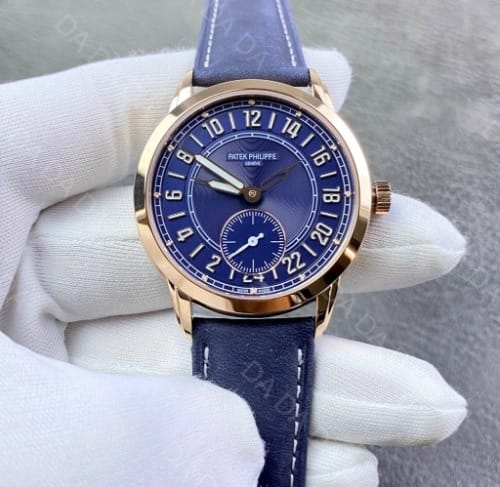 파텍필립 칼라트라바 5224 금통 블루 42mm