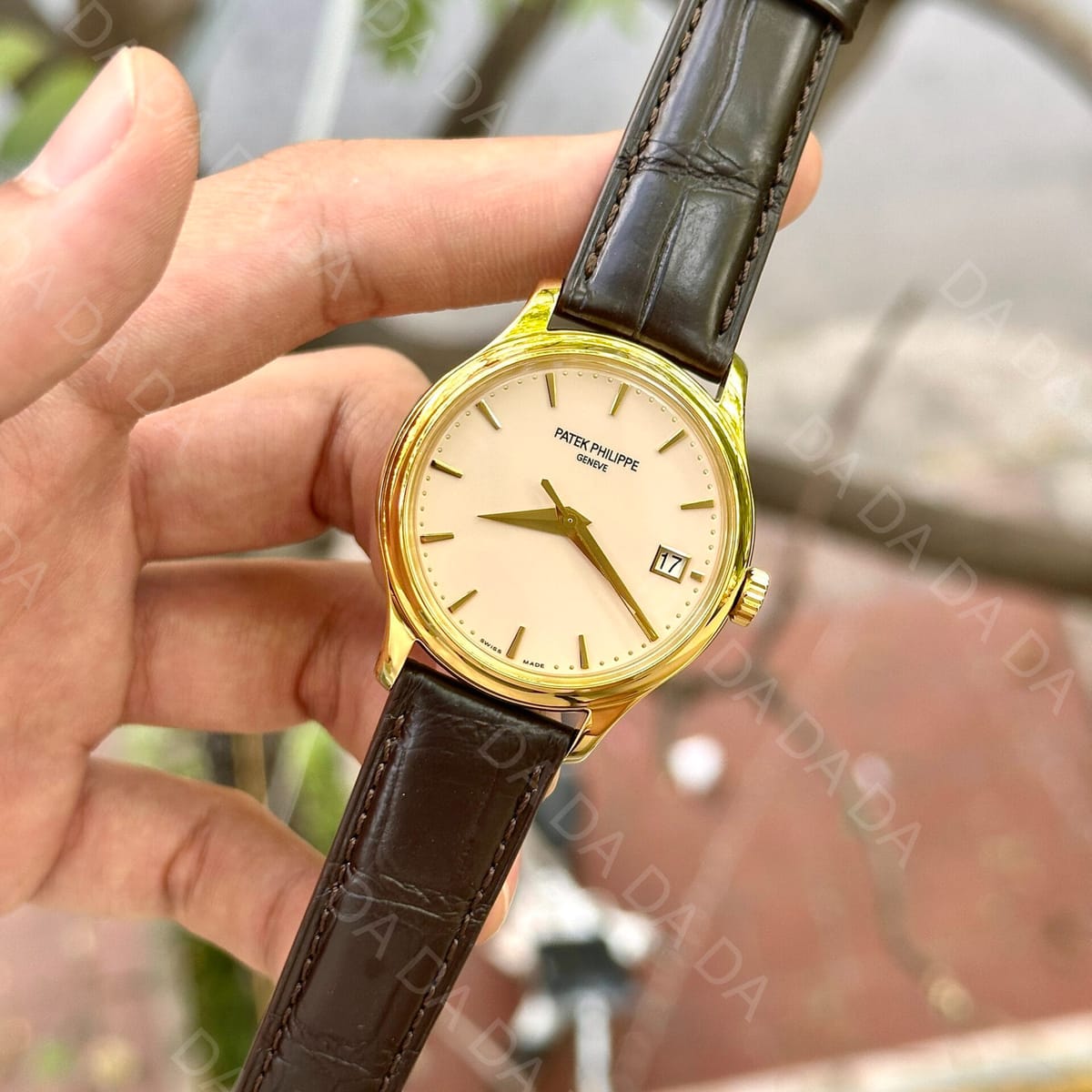파텍필립 칼라트라바 5227 옐로우골드 금통 39mm 4