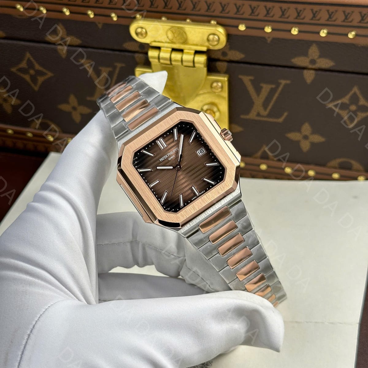 파텍필립 큐비투스 5821 콤비 브라운다이얼 45mm 10