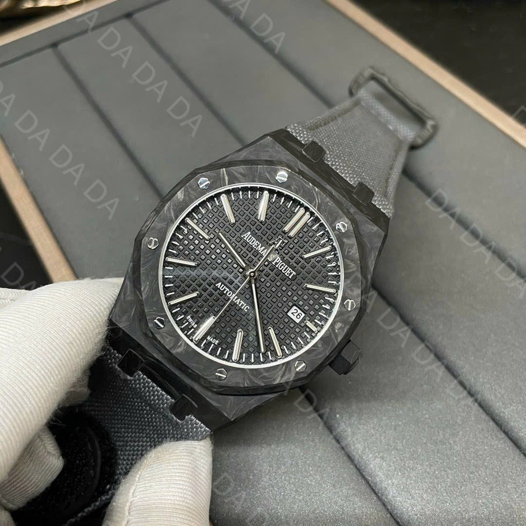 오데마피게 로얄오크 15400 카본 블랙 41mm 4