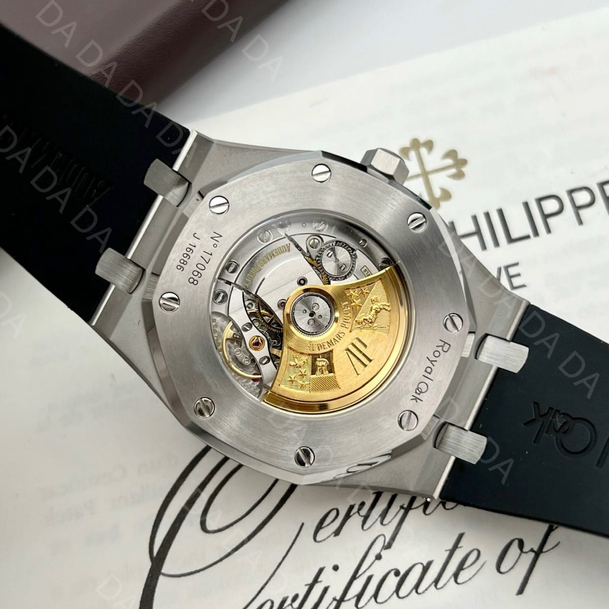 오데마피게 로얄오크 15400 검판 러버밴드 41mm 10