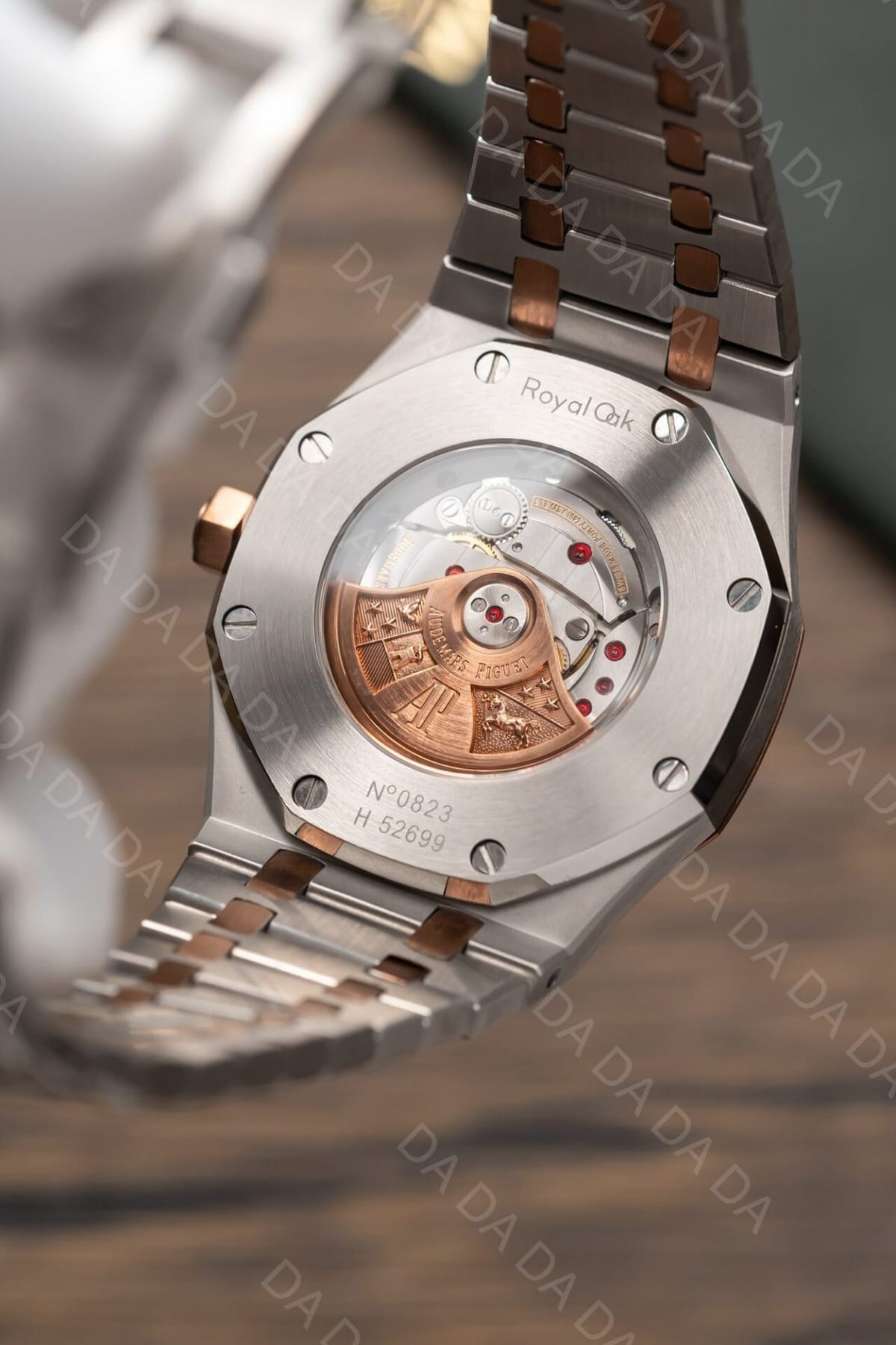 오데마피게 로얄오크 15400 로즈골드 콤비 흰판 41mm 7