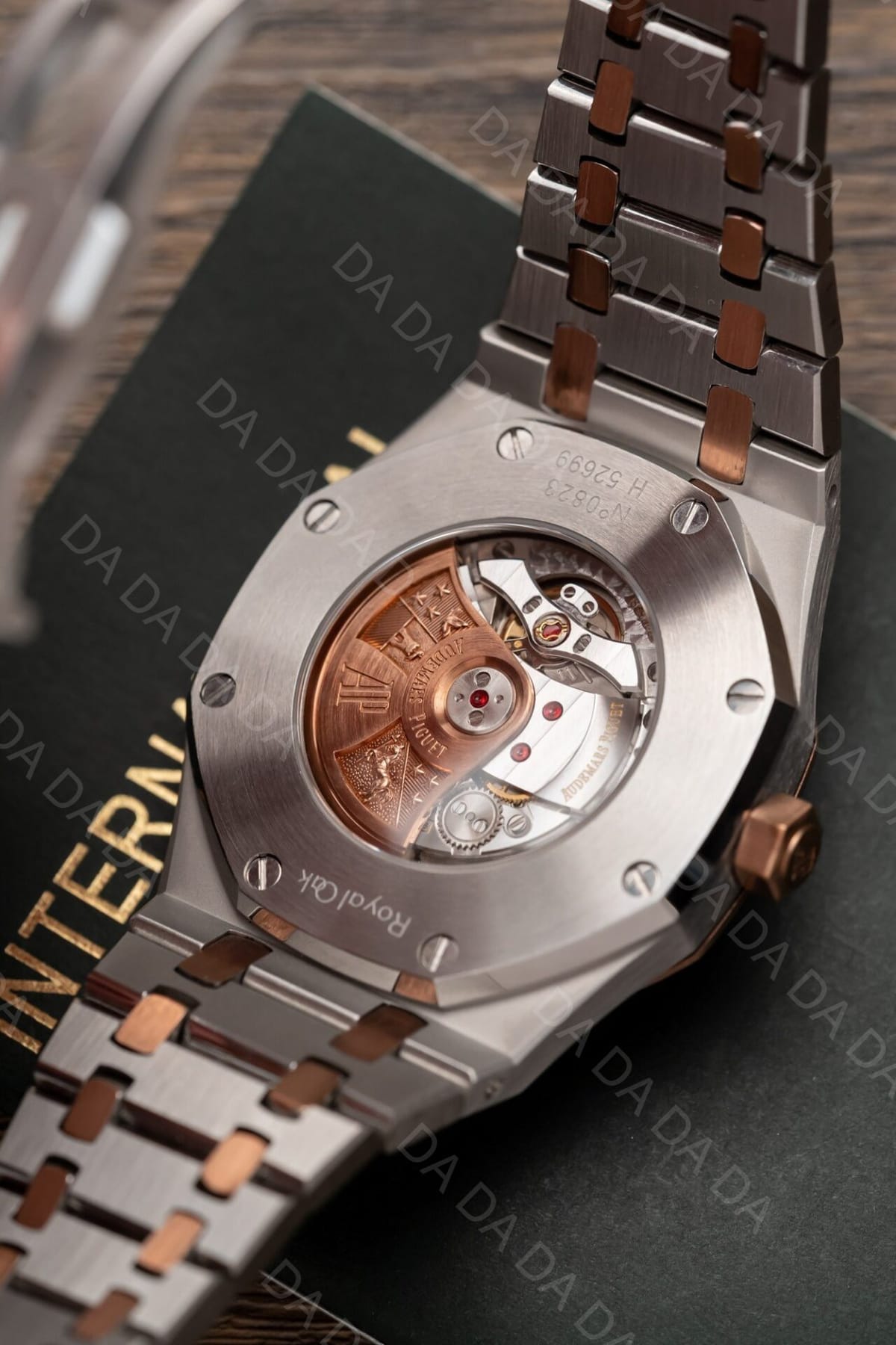 오데마피게 로얄오크 15400 로즈골드 콤비 흰판 41mm 8
