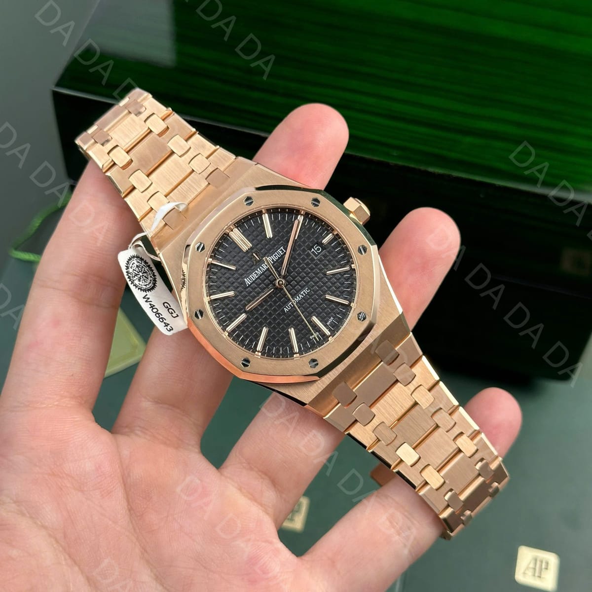 오데마피게 로얄오크 15400 로즈골드 금통 검판 41mm 3