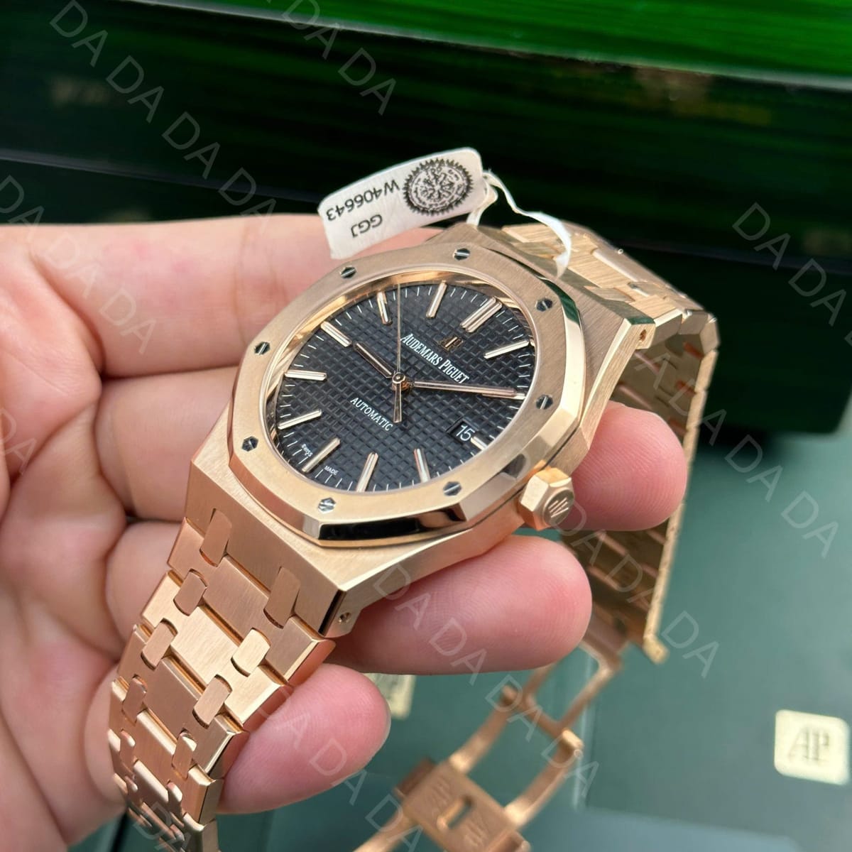 오데마피게 로얄오크 15400 로즈골드 금통 검판 41mm 5
