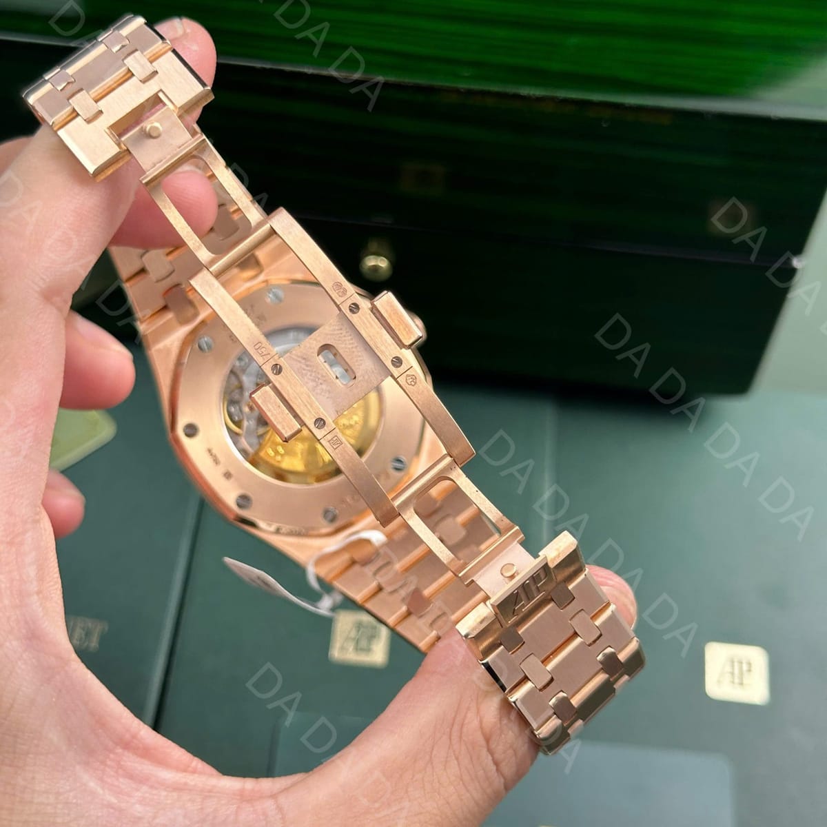 오데마피게 로얄오크 15400 로즈골드 금통 검판 41mm 9
