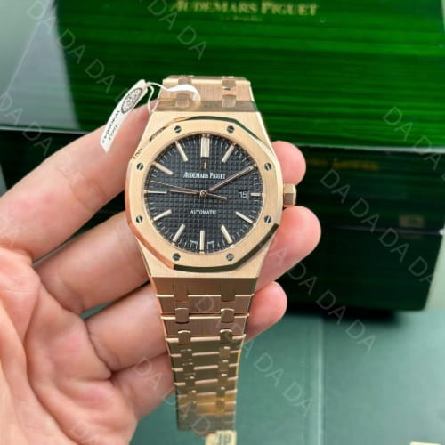 오데마피게 로얄오크 15400 로즈골드 금통 검판 41mm