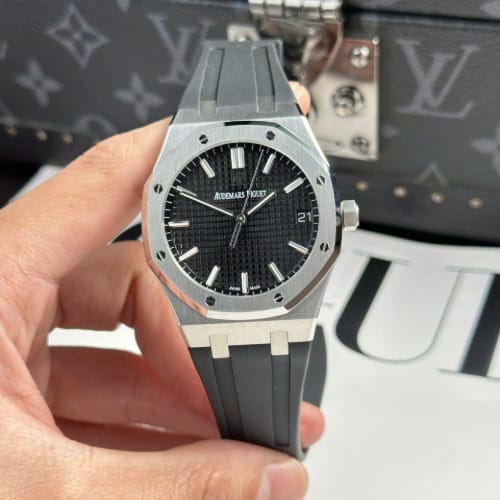 오데마피게 로얄오크 15500 검판 러버밴드 41mm