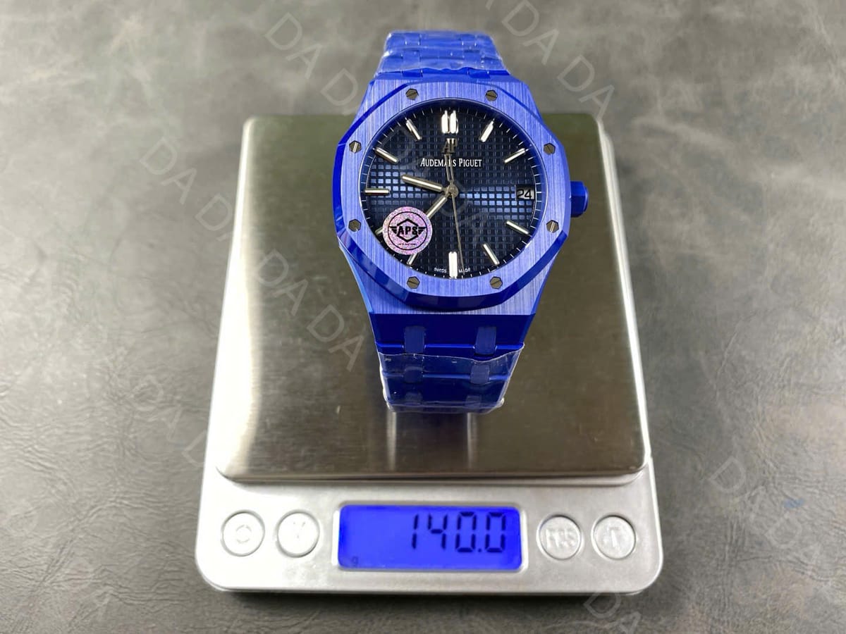 오데마피게 로얄오크 15500 세라믹 블루 41mm 3