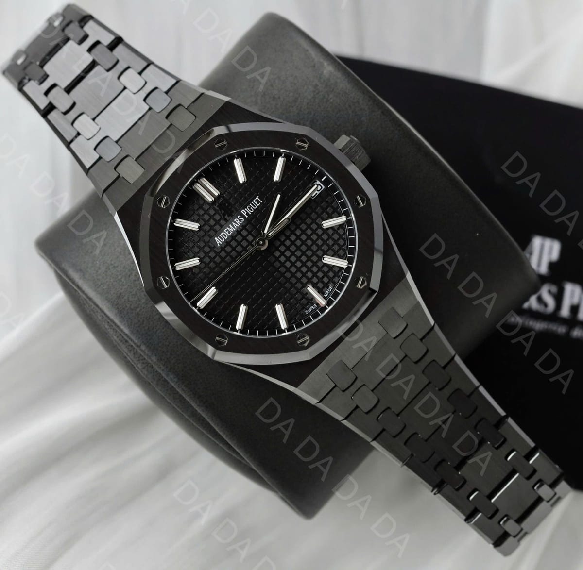 오데마피게 로얄오크 15500 블랙세라믹 검판 41mm 3