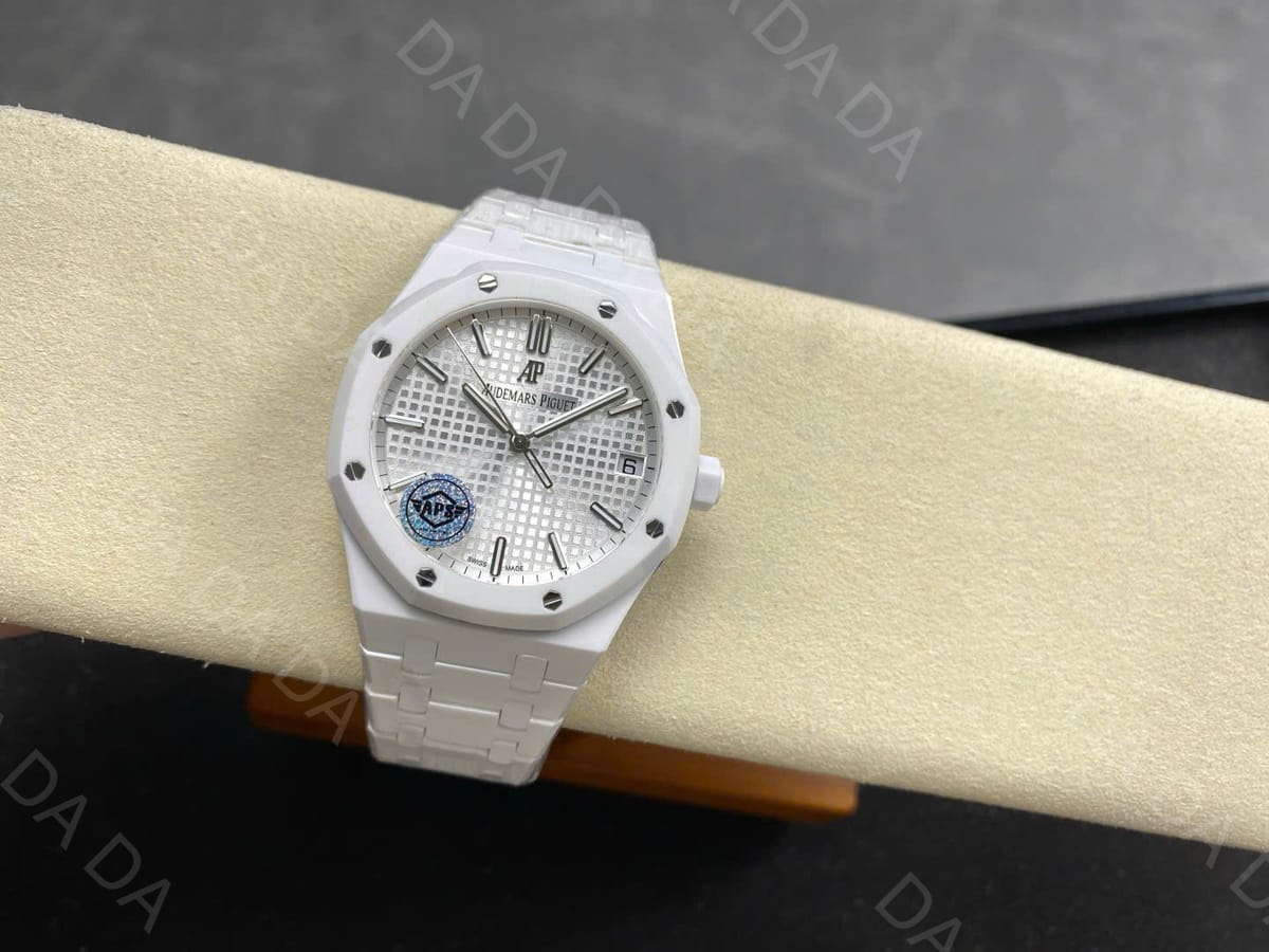 오데마피게 로얄오크 15500 화이트세라믹 흰판 41mm 3