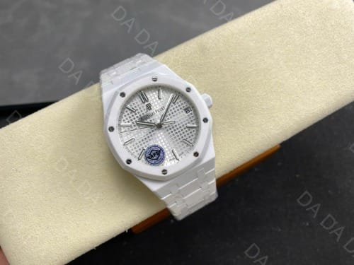 오데마피게 로얄오크 15500 화이트세라믹 흰판 41mm
