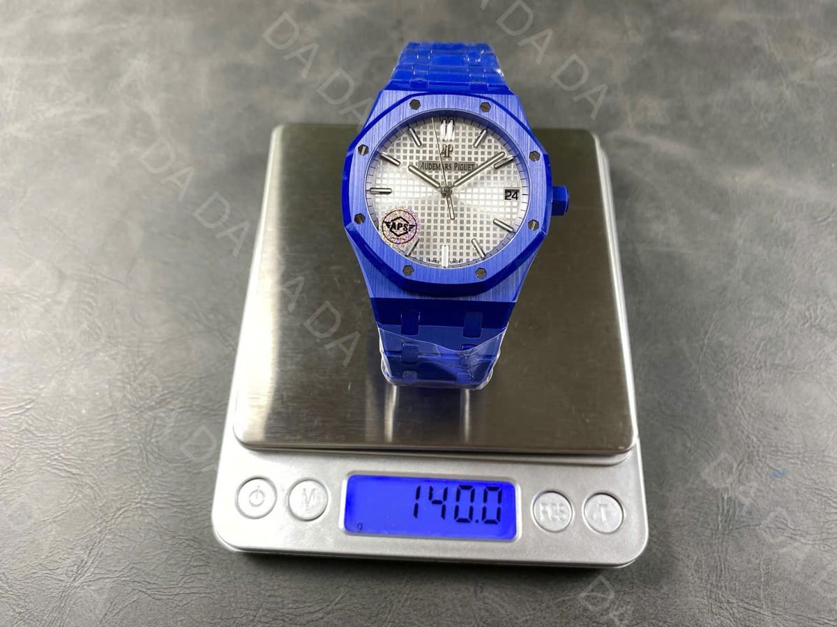 오데마피게 로얄오크 15500 세라믹 블루 흰판 41mm 3